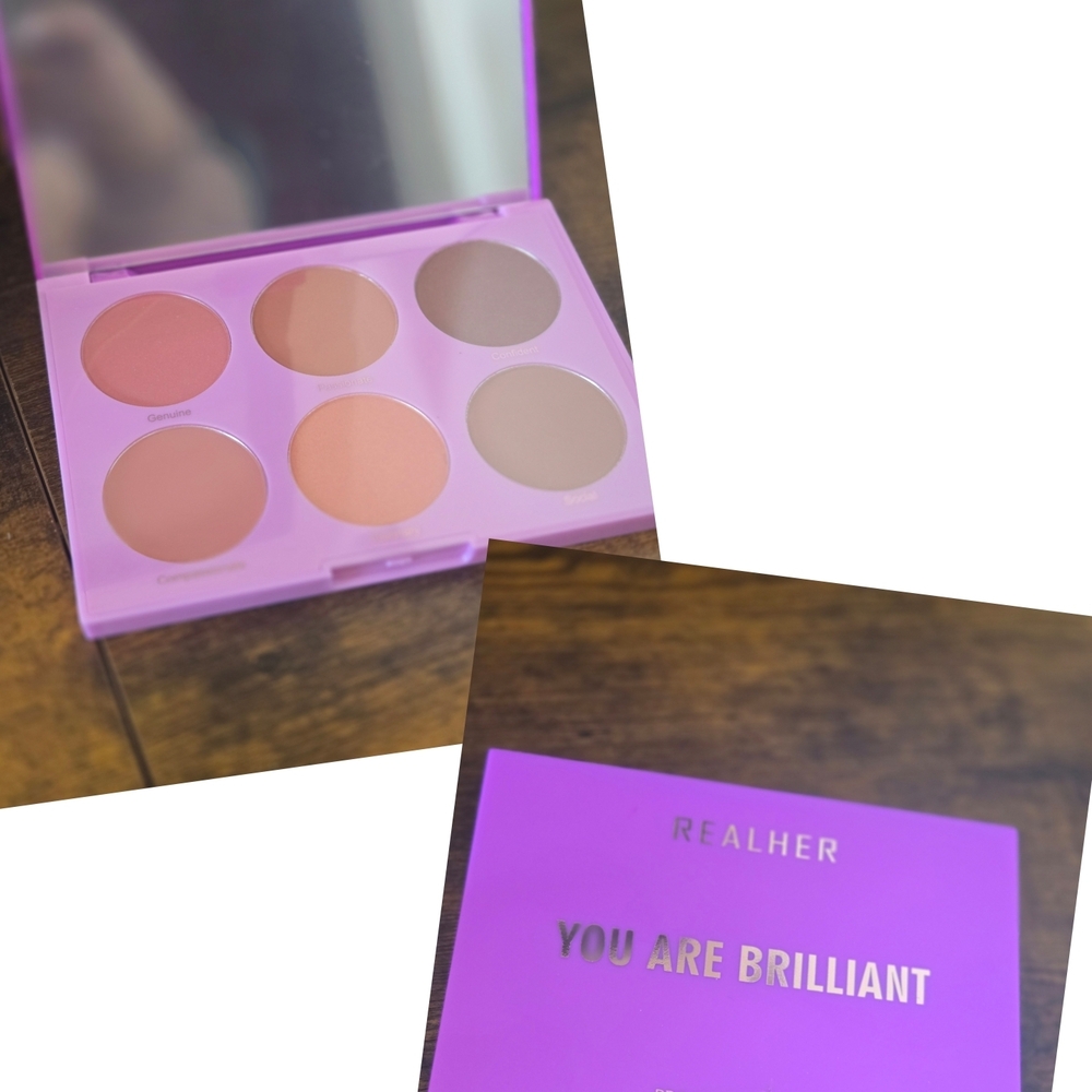 RealHer You Are Brilliant Blush Palette - Pink and Tan Shades